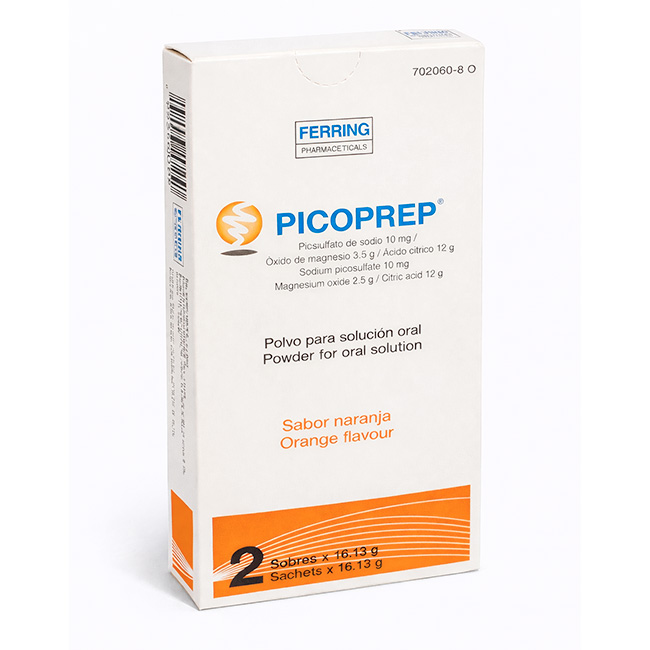PICOPREP Polvo para Solución Oral Sabor Naranja (2 Sobres)