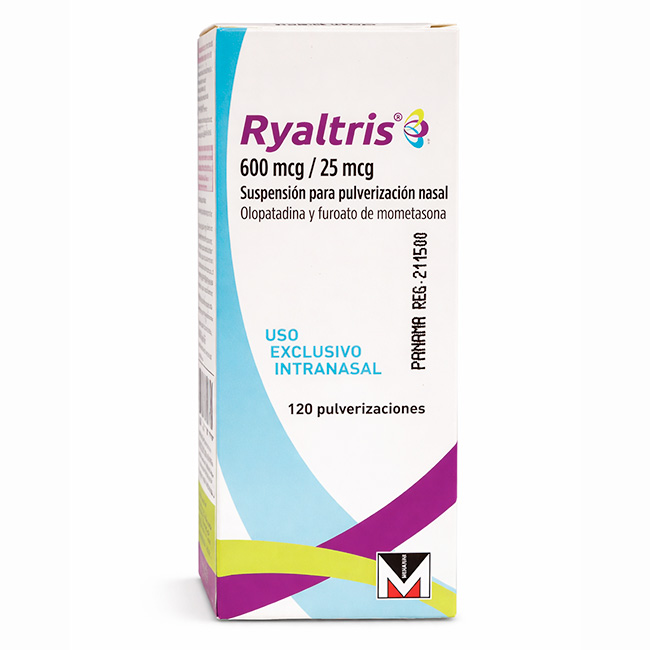 Ryaltris Spray Nasal 600mcg/25mcg Olopatadina + Furoato de Mometasona