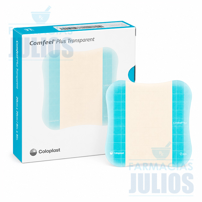 Comfeel Plus Transparente 20x20cm Apósito Hidrocoloide para Cicatrización de Heridas