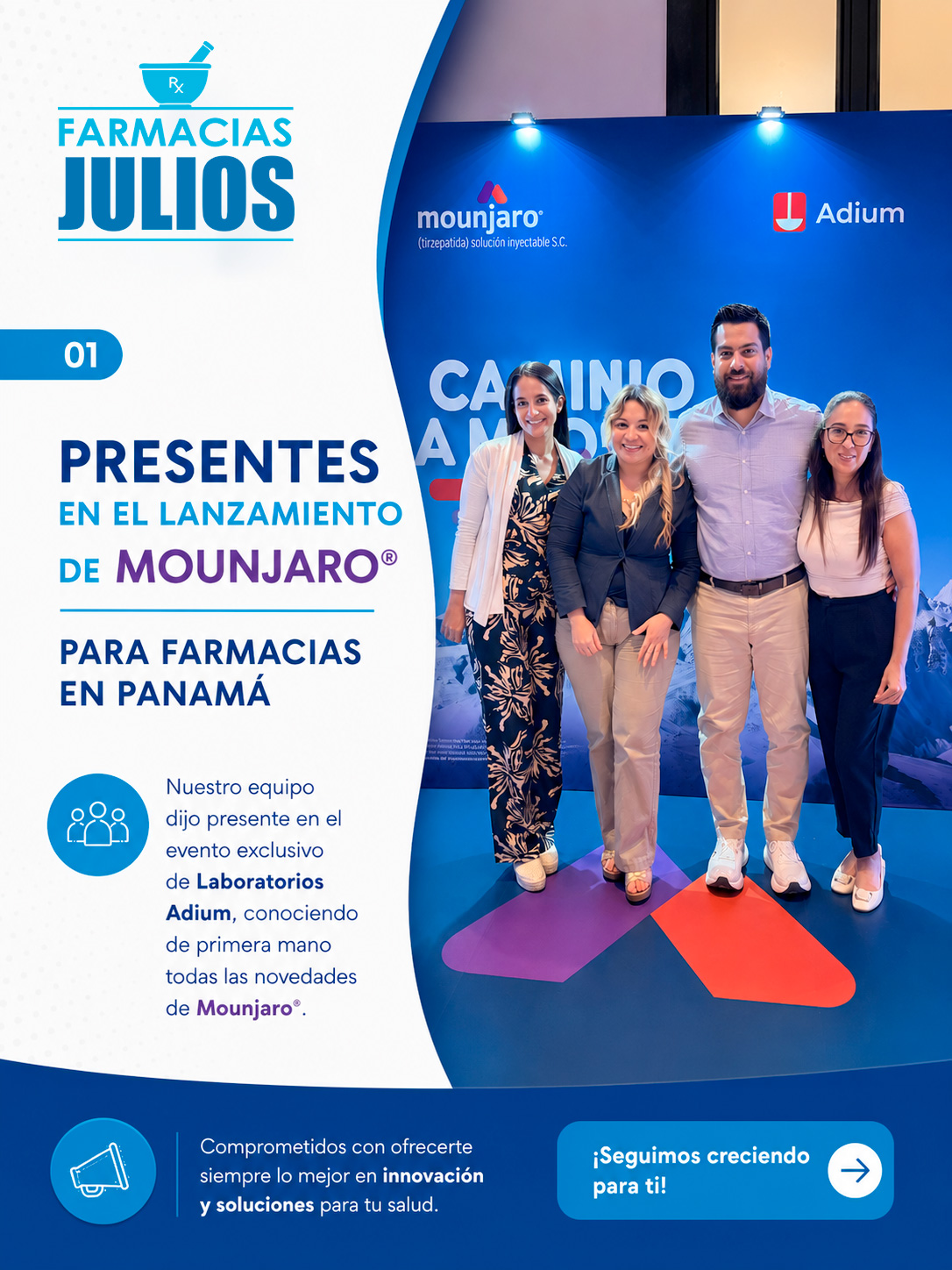 Capacitación Especializada sobre Mounjaro® para el Equipo de Farmacias Julios