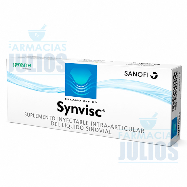 Synvisc® 2 ml Hilano G-F 20 para Osteoartritis de Rodilla