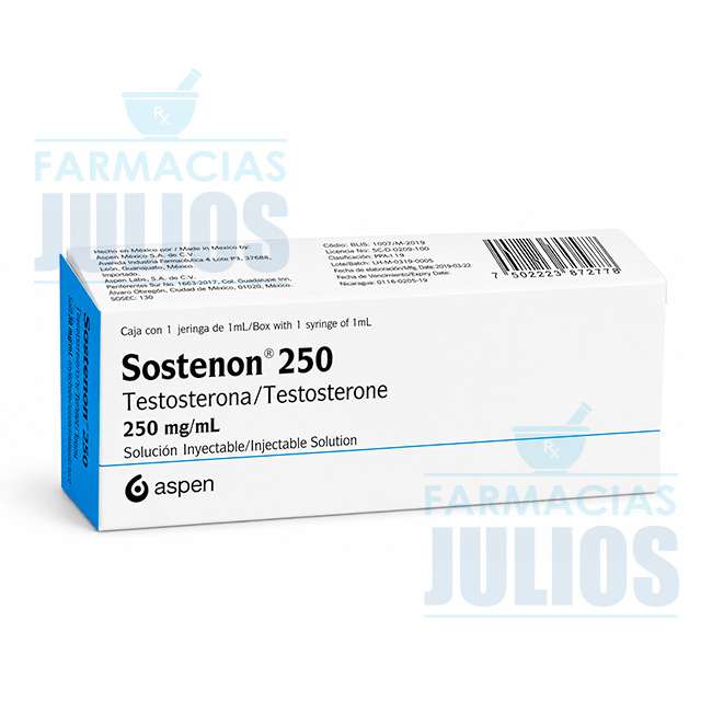 Sostenon® 250mg/mL Testosterona Inyectable 1 mL | Aspen