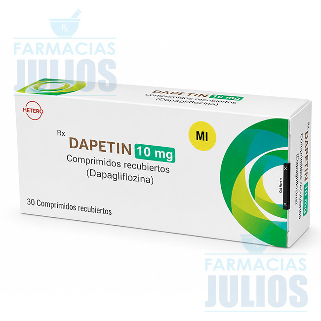 Dapetin® Dapagliflozina 10 mg | Comprimidos para Diabetes Tipo 2