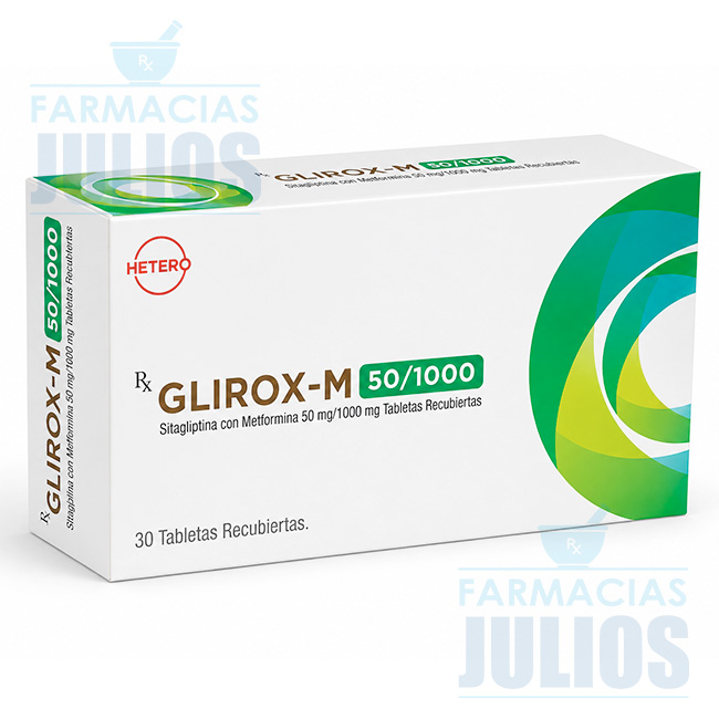 Glirox-M® 50/1000 mg Sitagliptina + Metformina
