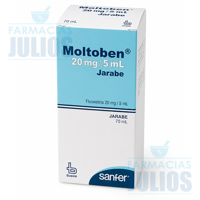 Moltoben® 20mg/5mL Fluoxetina Jarabe 70mL – Sanfer