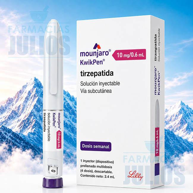 Mounjaro® KwikPen 10mg Tirzepatida – Solución Inyectable
