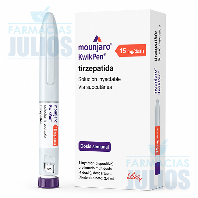 Mounjaro® KwikPen 15mg Tirzepatida – Solución Inyectable