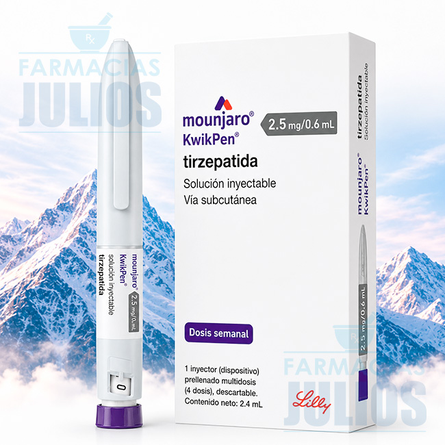 Mounjaro® KwikPen 2.5mg Tirzepatida – Solución Inyectable