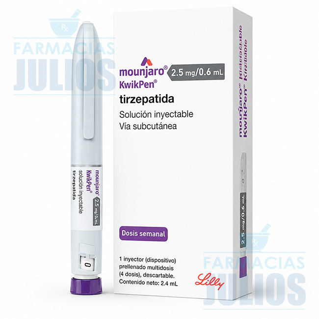 Mounjaro® KwikPen 2.5mg Tirzepatida – Solución Inyectable