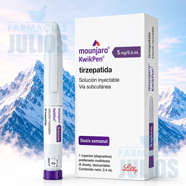 Mounjaro® KwikPen 5mg Tirzepatida – Solución Inyectable