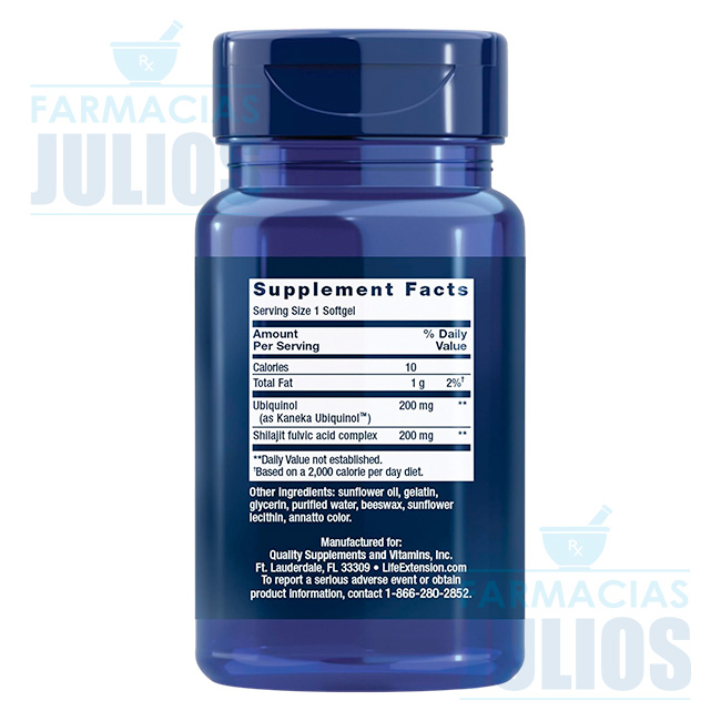 Super Ubiquinol CoQ10 200 mg – 30 Softgels | Life Extension - Imagen 2