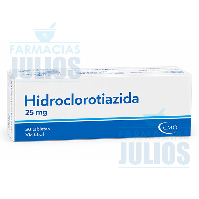 Hidroclorotiazida 25 mg – Tabletas CMO