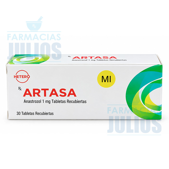 ARTASA® Anastrozol 1mg – 30 Tabletas Recubiertas - Imagen 2