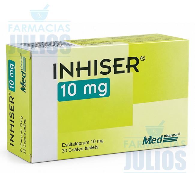 INHISER® Escitalopram 10mg – Tabletas Recubiertas