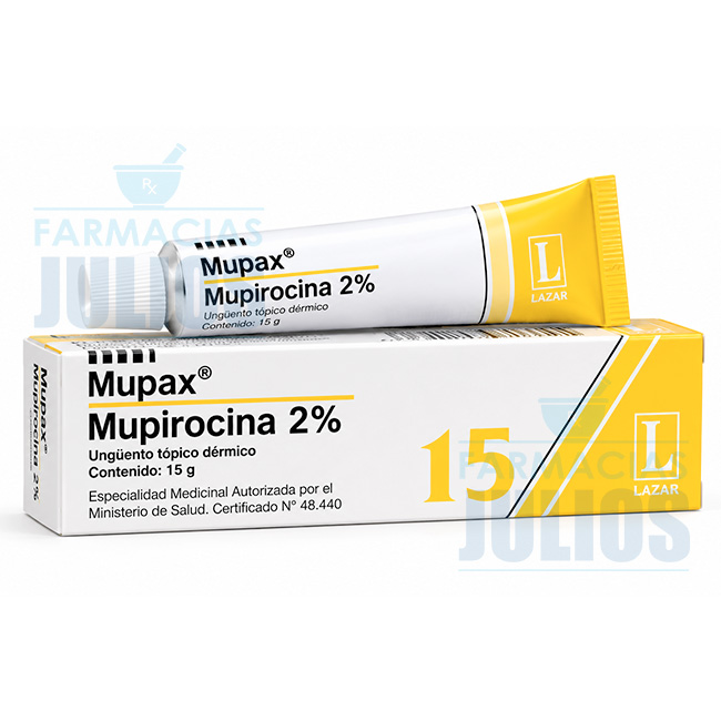 Mupax® Mupirocina 2% Crema – 15g