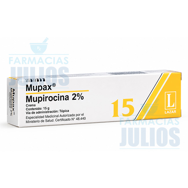 Mupax® Mupirocina 2% Crema – 15g - Imagen 2