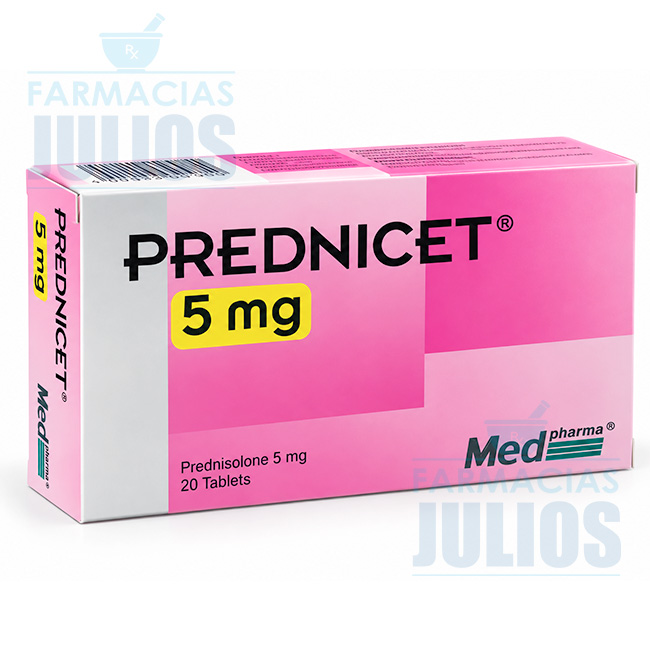 PREDNICET® 5mg Prednisolona – Tabletas