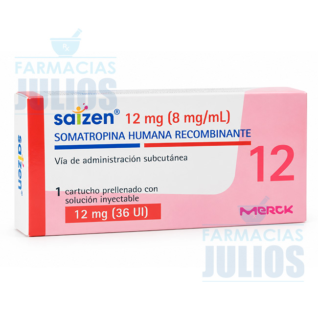 Saizen® 12mg (8mg/mL) – Somatropina – Cartucho 1.5mL