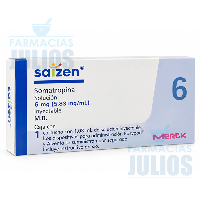 Saizen® 6mg (5,83mg/mL) Somatropina – 1 Cartucho 1,03mL